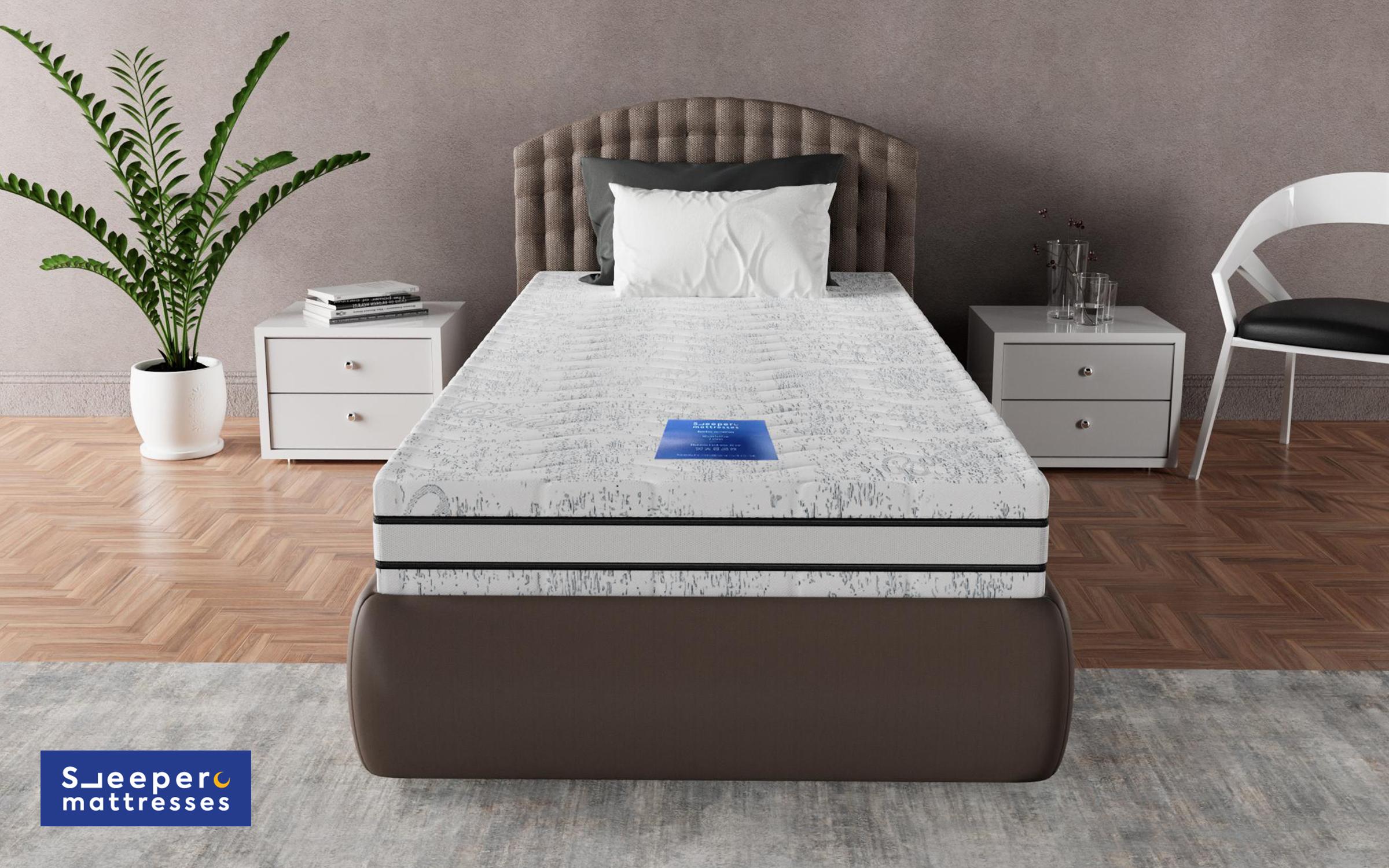 Saltea Bamboo zip memory 90/200 cu doua fete,   2